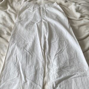 PacSun Crisp White Wide-Leg Pants